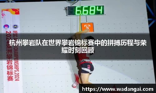 杭州攀岩队在世界攀岩锦标赛中的拼搏历程与荣耀时刻回顾